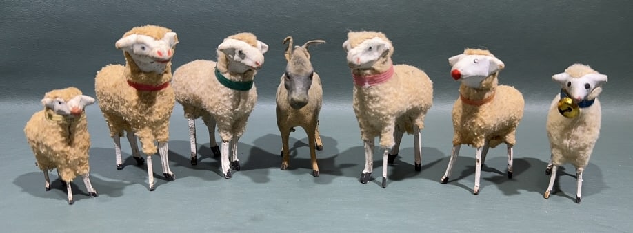 COLLECTION OF VARIOUS GERMAN PUTZ SHEEP (1 of 3)