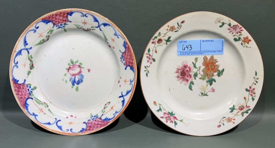 2 ANTIQUE CHINESE EXPORT PLATES (1 of 3)