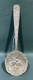 LARGE KIRK & SON "REPOUSE" STERLING BERRY SPOON