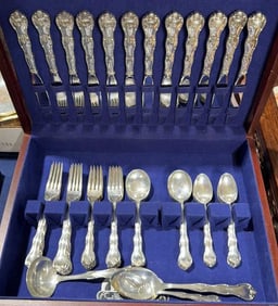 63 PIECE SET OF GORHAM "RONDO" FLATWARE