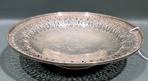 STERLING RETICULATED COMPOTE