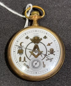 ELGIN MASONIC POCKET WATCH