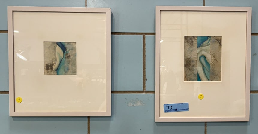 3 FRAMED MIXED MEDIA ARTWORK (1 of 5)