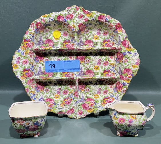 ROYAL WINTON "SUMMERTIME" CHINTZ DISHES (1 of 5)