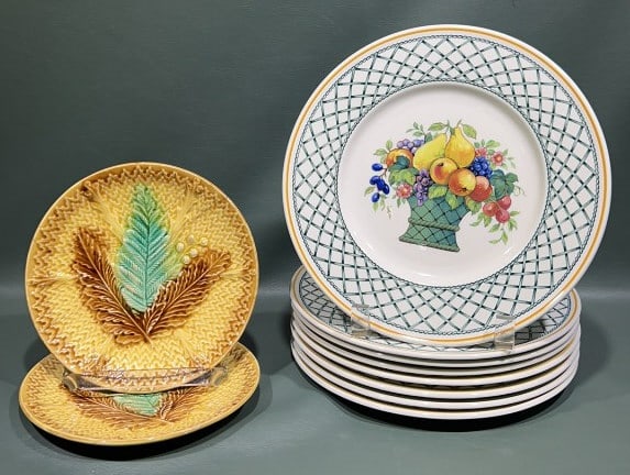 8 VILLEROY & BOCH "BASKET" PATTERN PLATES / 2 MAGE (1 of 4)