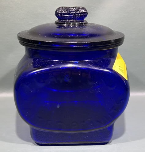 BLUE PLANTERS PEANUT JAR (1 of 4)