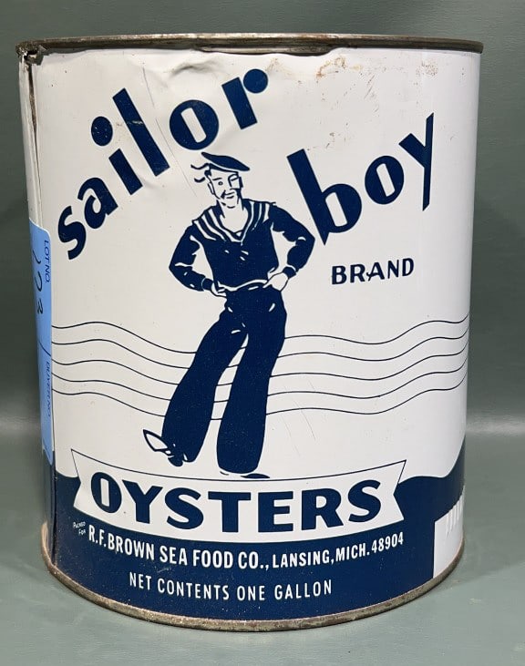 SAILOR BOY 1 GALLON CAN: 7-1/2"