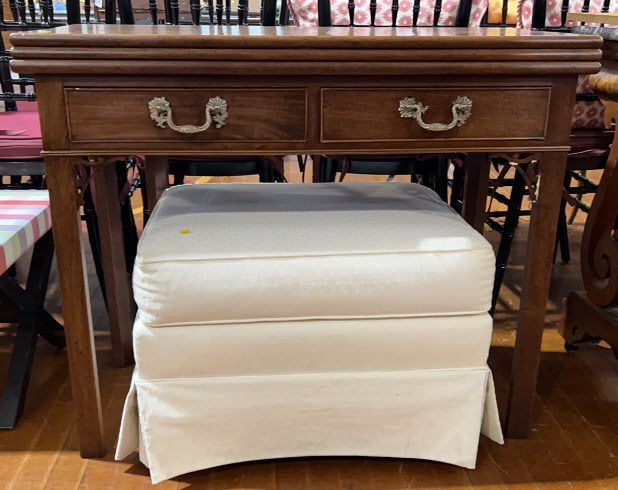 ANTIQUE ENGLISH MAHOGANY DOUBLE LIFT TOP TABLE (1 of 9)