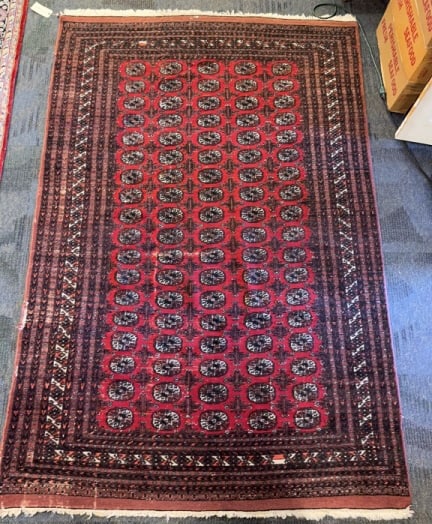 HANDMADE BOKHARA SMALL ROOM SIZE RUG (1 of 5)