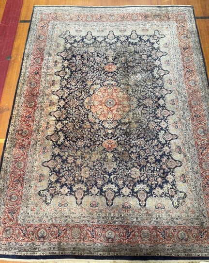 HANDMADE TABRIZ ROOM SIZE RUG (DIRTY) (1 of 7)