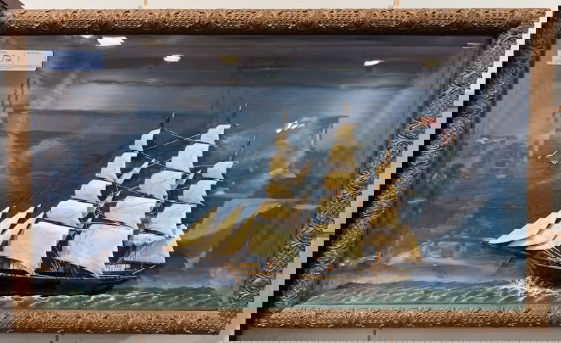 FRAMED SHIP DIORAMA (1 of 4)