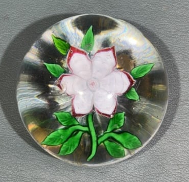 ANTIQUE BACCARAT ART GLASS PAPERWEIGHT - PRIMROSE (1 of 4)