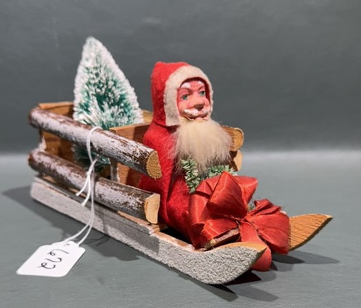 VINTAGE GERMAN SANTA & SLEIGH (1 of 4)