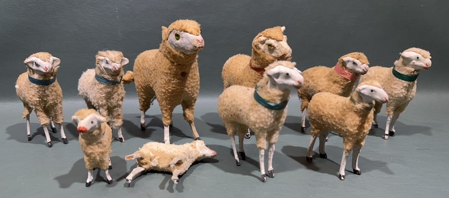 COLLECTION OF VARIOUS GERMAN PUTZ SHEEP (1 of 4)