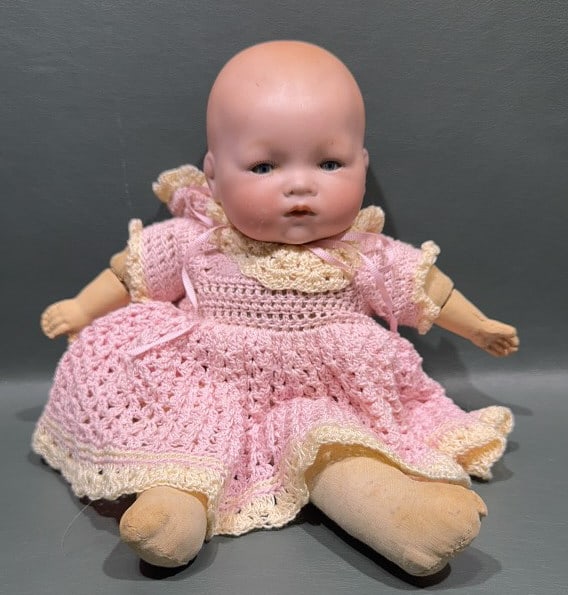 ARMAND MARSEILLE DOLL (BISQUE HEAD): 12"