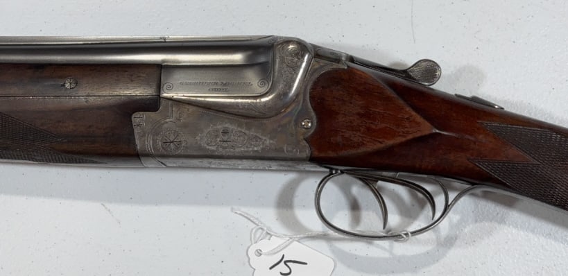 GEBRUDER MERKEL SUHL ENGRAVED 12GA O/U: THIS FIREARM REQUIRES A $40 BACKGROUND CHECK BEFORE IT CAN CHANGE HANDS. PAYMENT WILL BE MADE DIRECTLY TO THE FFL DEALER. IT CAN BE PICKED UP AT THE AUCTION ON AUCTION DAY OR AT MOLLY'S IN KENEDYVILLE