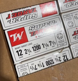 10 BOXES WINCHESTER SUPPER TARGET 12GA ~ 7 1/2'S