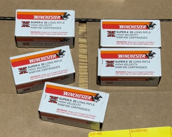 230+ ROUNDS OF WINCHESTER .22 LONG RIFLE AMMO