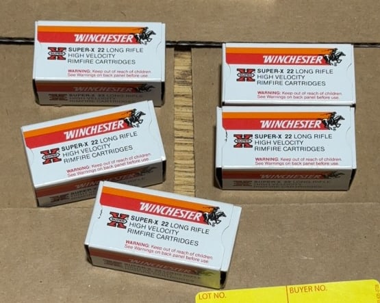 230+ ROUNDS OF WINCHESTER .22 LONG RIFLE AMMO: **ABSOLUTELY NO SHIPPING OF AMMO**
