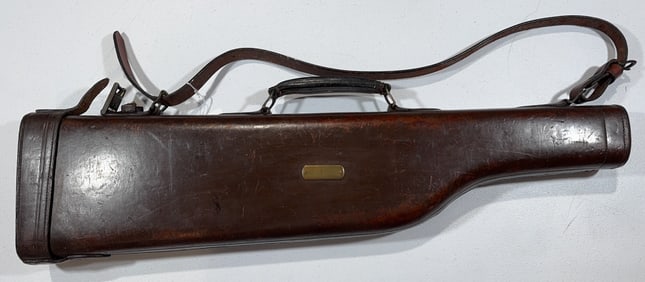 VINTAGE LEATHER GUN CASE