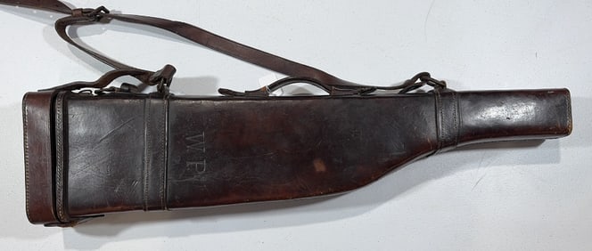 VINTAGE LEATHER GUN CASE