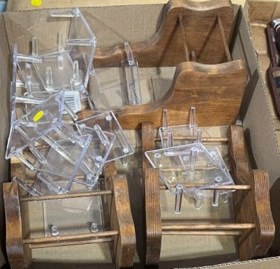 LOT OF VARIOUS DECOY STANDS: ~