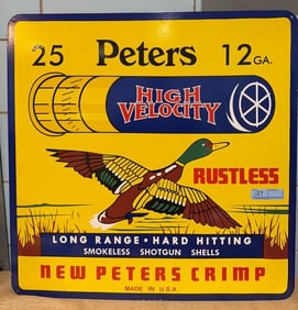 LARGE PORCELAIN PETER'S SIGN