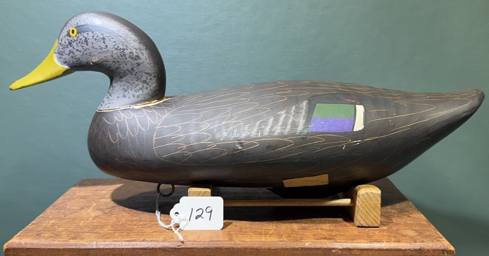 CAPT. HARRY JOBES BLACK DUCK DECOY: 17"
