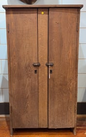 VINTAGE HUNTING LODGE CABINET