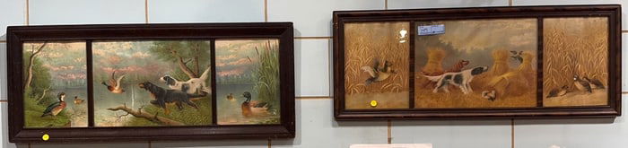 2 ANTIQUE FRAMED HUNTING PRINTS