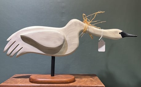 WILLIAM COLEMON SWAN ON A STAND