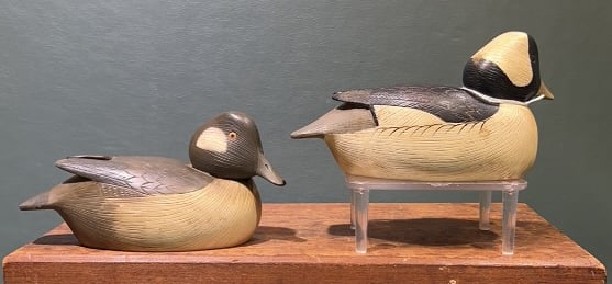 PAIR OF WILLIAM COLEMAN MINI BUFFLEHEADS
