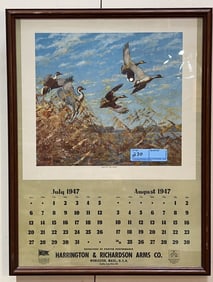 HARRINGTON & RICHARDSON ARMS CO. 1947 CALENDER