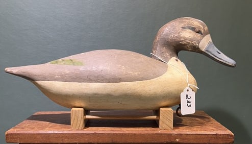 BOB BOOTH HEN PINTAIL WORKING DECOY
