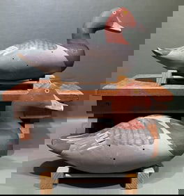 PAIR OF CAPT. HARRY JOBES SINK BOX REDHEADS