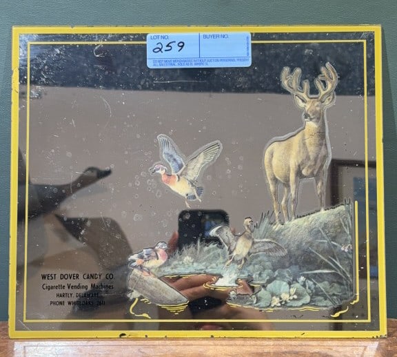 WEST DOVER CANDY CO. (HARTLY, DEL) MIRROR: 12" X 10"