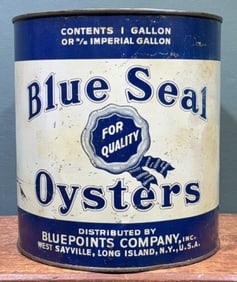 BLUE SEAL OYSTER GALLON MD. 276 OXFORD PACKING CO.
