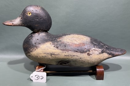 BLUEBILL FACTORY DECOY WITH "S" BRAND
