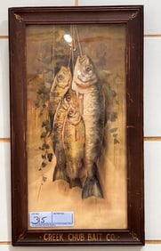 CREEK CHUB BAIT COMPANY FISH PRINT