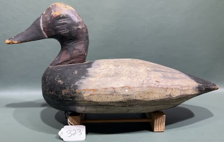 CANVASBACK DRAKE DECOY MAKER UNKNOWN