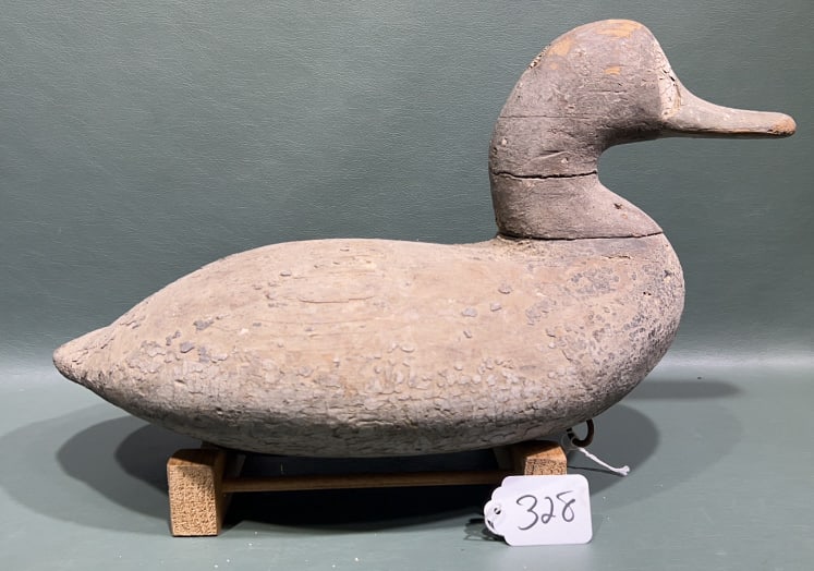 DYE FAMILY BLUEBILL HEN DECOY: 14"