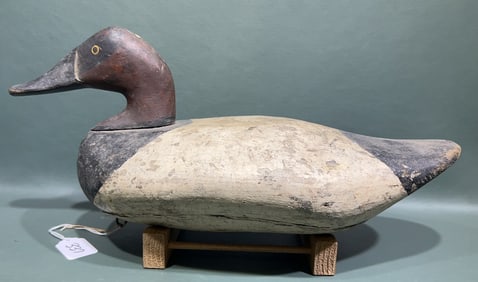 UNKNOWN CANVASBACK DRAKE DECOY