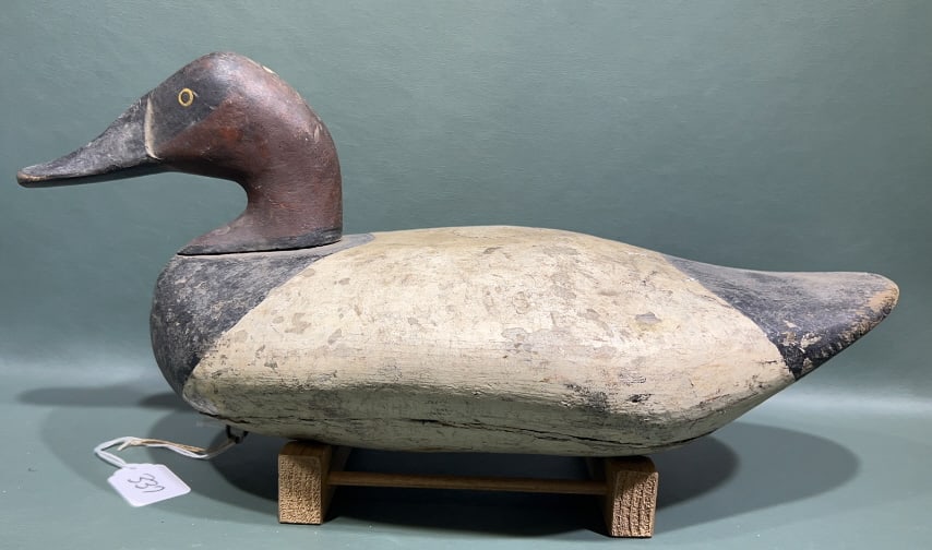UNKNOWN CANVASBACK DRAKE DECOY: 16"