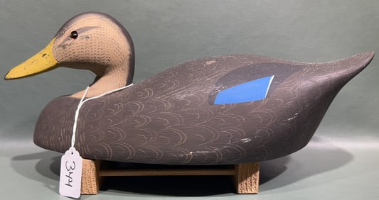 KEN HARRIS BLACK DUCK DECOY