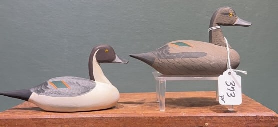 PAIR OF JESS URIE MINI PINTAIL DECOYS