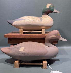 PAIR OF MADISON MITCHELL BUFFLEHEAD DECOYS