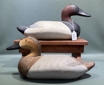 PAIR OF CHARLIE JOINER CAST IRON FULL BODY