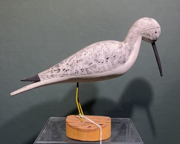 SHOREBIRD ON DRIFTWOOD BASE