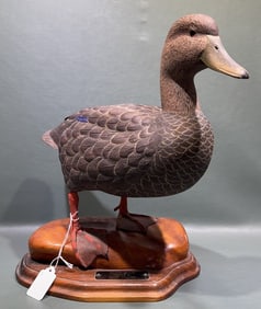 CRAIG FULCHER DECORATIVE STANDING BLACK DUCK