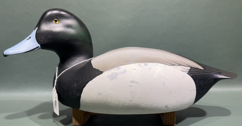 BILL SCHAUBER BLUEBILL DECOY 1981: 14"
